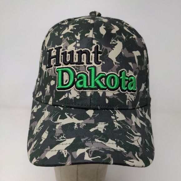Wraptor Wear Men's Camo Hat Multi Stretch Deer Graphic Embroidered Hunt Dakota - Picture 3 of 10